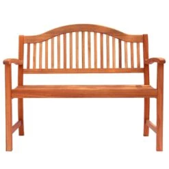 Azuma Wooden Bench 2 Seat Garden Hardwood Furniture -XS Stock Shop XS7094 1600 3
