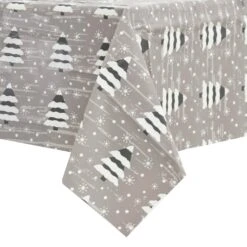 Christmas Tablecloth PVC Wipe Clean Xmas Table Cover 9 Christmas Tablecloth PVC Wipe Clean Xmas Table Cover -XS Stock Shop XS7138 1 opt