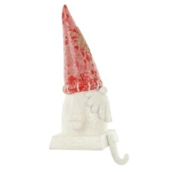Novelty Gonk Christmas Stocking Hanger Santa Gnome Glitter -XS Stock Shop XS7168 2 opt