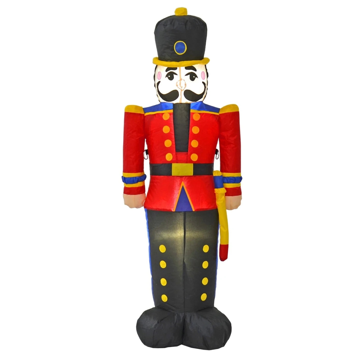 4ft Inflatable Nutcracker Figure Christmas Decoration With LED 1 4ft Inflatable Nutcracker Figure Christmas Decoration With LED