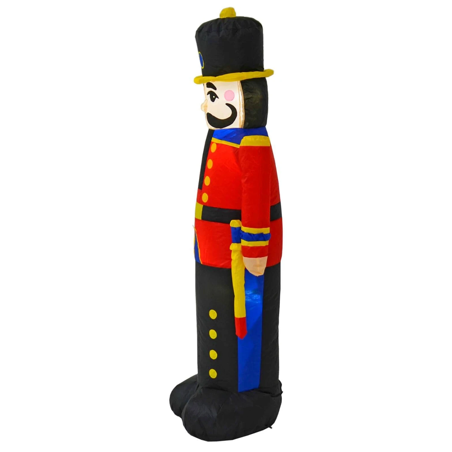 4ft Inflatable Nutcracker Figure Christmas Decoration With LED 2 4ft Inflatable Nutcracker Figure Christmas Decoration With LED - Image 2