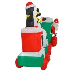 11ft Giant Light Up Inflatable Train Christmas Decoration Santa -XS Stock Shop XS7213 3 opt