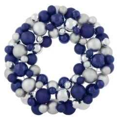 Round Christmas Bauble Wreath Hanging Decoration 45cm -XS Stock Shop XS7263 1 opt