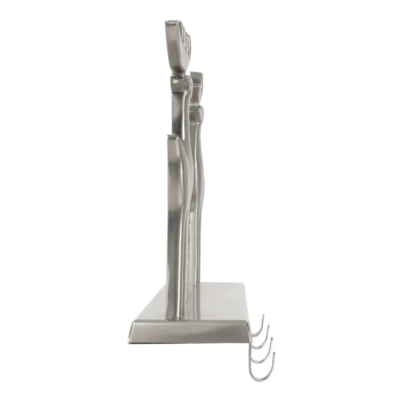 Silver Merry Christmas Stocking Hanger 4 Hooks Reindeer Decoration 4 Silver Merry Christmas Stocking Hanger 4 Hooks Reindeer Decoration - Image 4