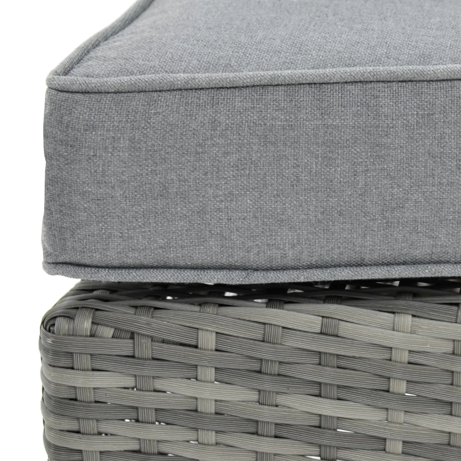 Casares Garden Sofa Suite Grey Rattan Day Bed Rising Table 10 Casares Garden Sofa Suite Grey Rattan Day Bed Rising Table - Image 10