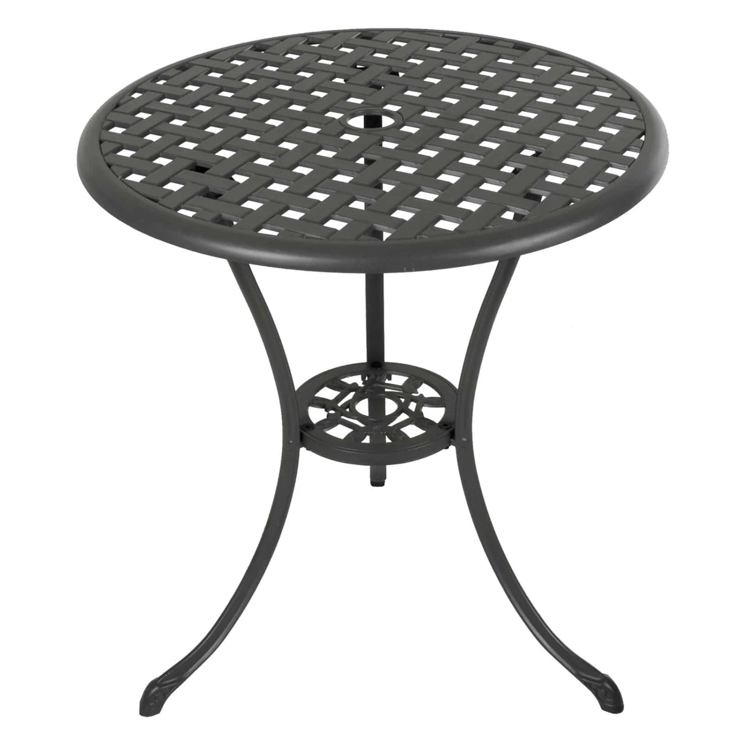 Garden Bistro Set Grey Metal Chairs Table Azuma Denia 4 Garden Bistro Set Grey Metal Chairs Table Azuma Denia - Image 4