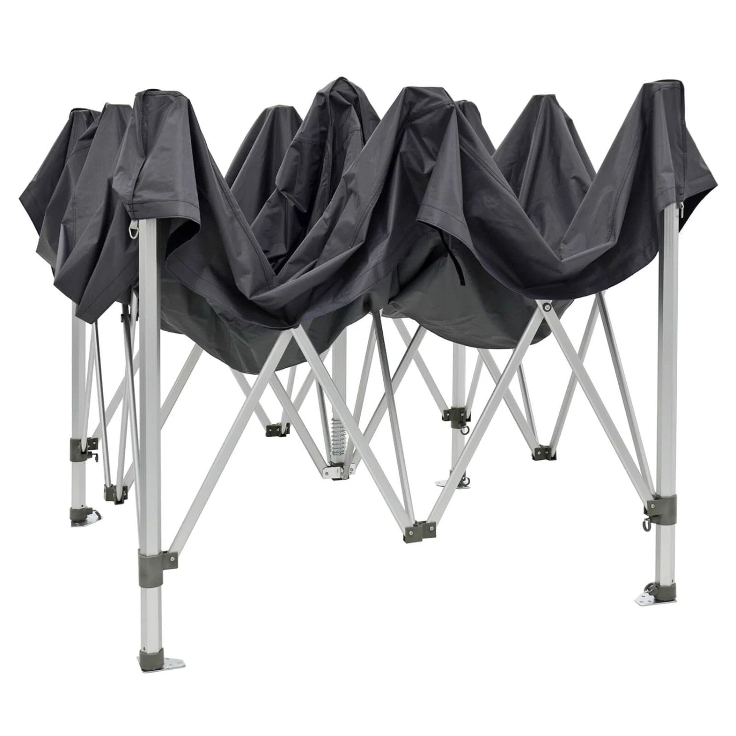 Azuma Ultimate Gazebo Pop Up Garden Marquee Sports Shelter Grey 3m 4 Azuma Ultimate Gazebo Pop Up Garden Marquee Sports Shelter Grey 3m - Image 4