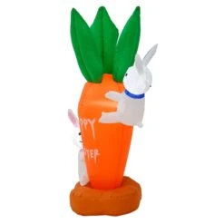 4ft Easter Carrot Bunnies Light Up Inflatable Party Decoration 7 4ft Easter Carrot Bunnies Light Up Inflatable Party Decoration -XS Stock Shop XS7364 3 opt