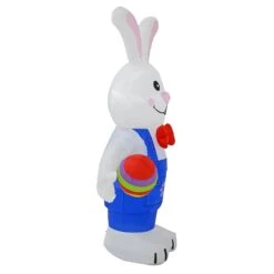 6ft Easter Bunny Egg Light Up Inflatable Party Decoration -XS Stock Shop XS7365 2 opt