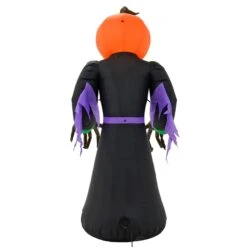 6.5ft LED Inflatable Pumpkin Head Monster Halloween Decoration -XS Stock Shop XS7372 4 opt