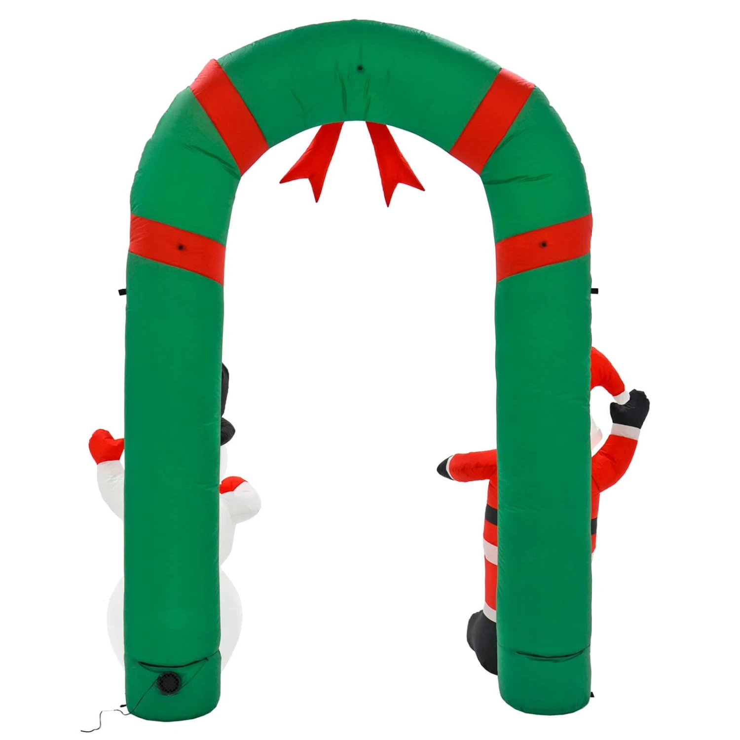 8ft Inflatable Light Up Santa Snowman Arch Christmas Decoration 4 8ft Inflatable Light Up Santa Snowman Arch Christmas Decoration - Image 4