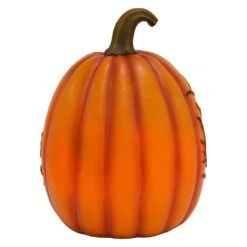 LED Pumpkin House Ghoulish Greetings Halloween Decoration 19cm -XS Stock Shop XS7410 5 opt