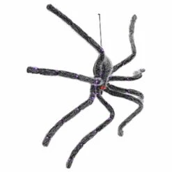 5ft LED Giant Spider Outdoor Halloween Prop Purple Red Lights -XS Stock Shop XS7417 2 opt