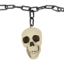 2m Halloween Garland 6 Skulls On Chain Party Decoration -XS Stock Shop XS7427 2 opt