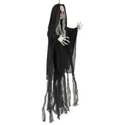 Hanging Scary Girl Light Up Eyes Sounds Halloween Decoration 1m -XS Stock Shop XS7438 3 opt