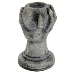 Light Up Skull Hand Candy Holder Halloween Decoration Grey 29cm -XS Stock Shop XS7494 4 opt