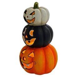 LED Pumpkin Lantern Stack Trio Halloween Decoration 60cm -XS Stock Shop XS7495 3 opt