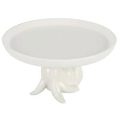 Easter Bunny Cupcake Stand Display Plate White Rabbit Porcelain -XS Stock Shop XS7585 4 opt