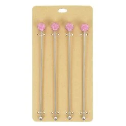 Set Of 4 Swizzle Sticks Cocktail Stirrers Stainless Steel -XS Stock Shop a733b66c 50fa 43d6 824c 11298eaf0b9c