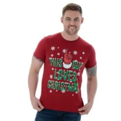 Mens Novelty Cotton Christmas T-Shirt Tee This Guy Loves Xmas 6 Mens Novelty Cotton Christmas T-Shirt Tee This Guy Loves Xmas -XS Stock Shop b4b3b954 6a9b 41c5 b1d3 be6f98244196