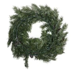 LED Snow Frosted Christmas Wreath With Berries & Pine Cones 8 LED Snow Frosted Christmas Wreath With Berries & Pine Cones -XS Stock Shop xs2885 1600 4 95408.1496891526.1100.1100