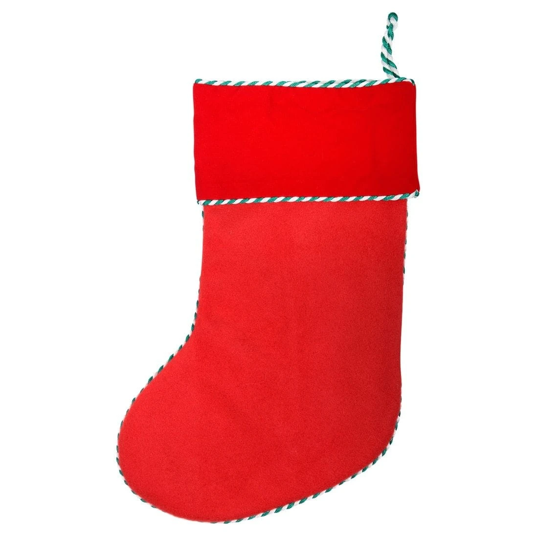 Merry Christmas Red Fabric Gift Present Stocking Cord Trim 3 Merry Christmas Red Fabric Gift Present Stocking Cord Trim - Image 3