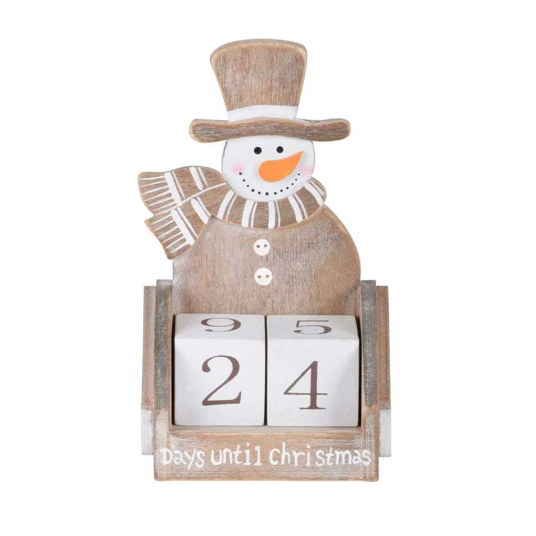 Wooden Block Days Until Christmas Countdown Calendar 6 Wooden Block Days Until Christmas Countdown Calendar - Image 6