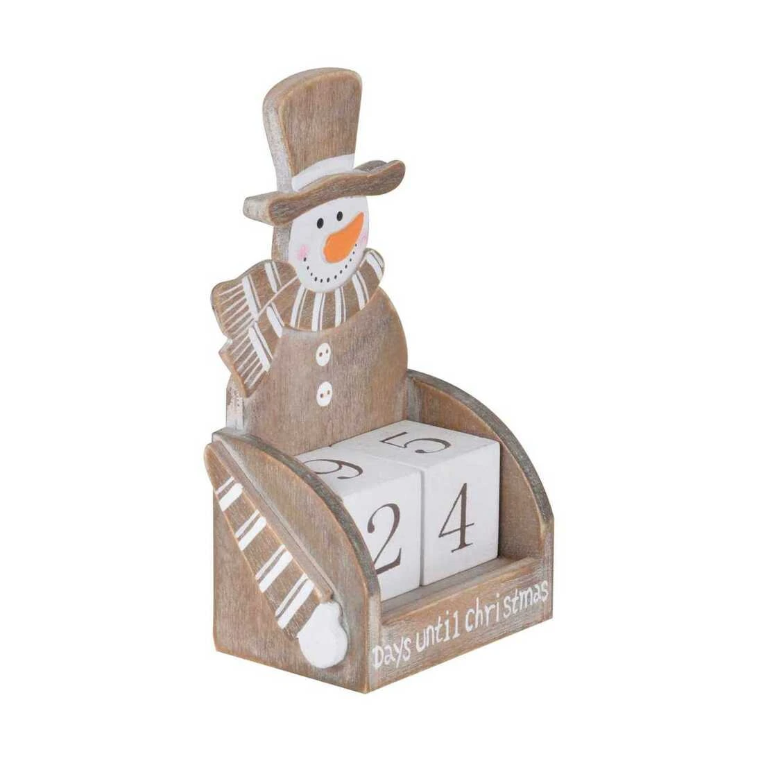 Wooden Block Days Until Christmas Countdown Calendar 7 Wooden Block Days Until Christmas Countdown Calendar - Image 7