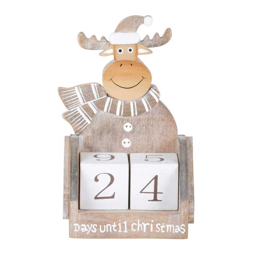 Wooden Block Days Until Christmas Countdown Calendar 13 Wooden Block Days Until Christmas Countdown Calendar - Image 13