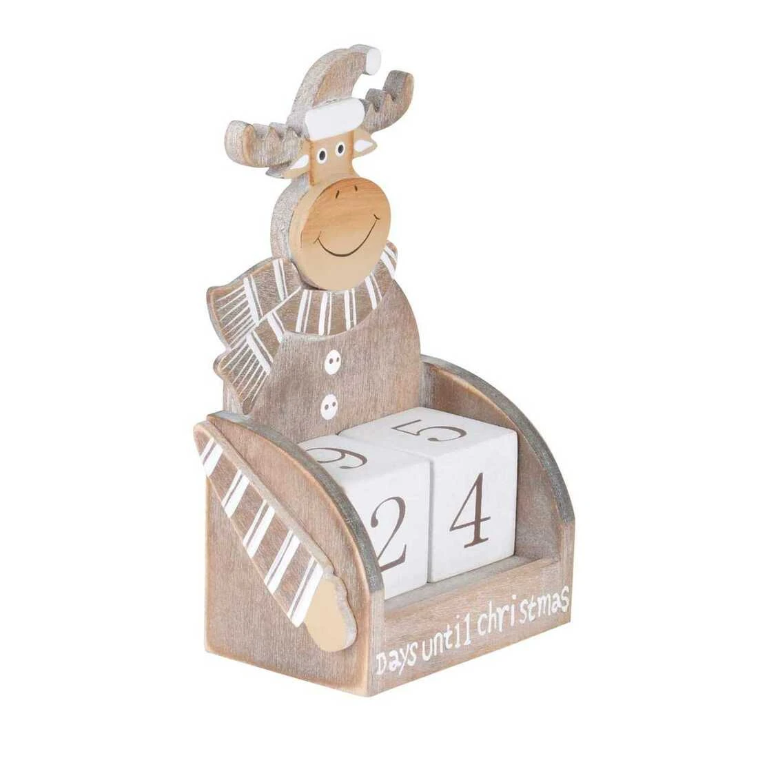 Wooden Block Days Until Christmas Countdown Calendar 12 Wooden Block Days Until Christmas Countdown Calendar - Image 12