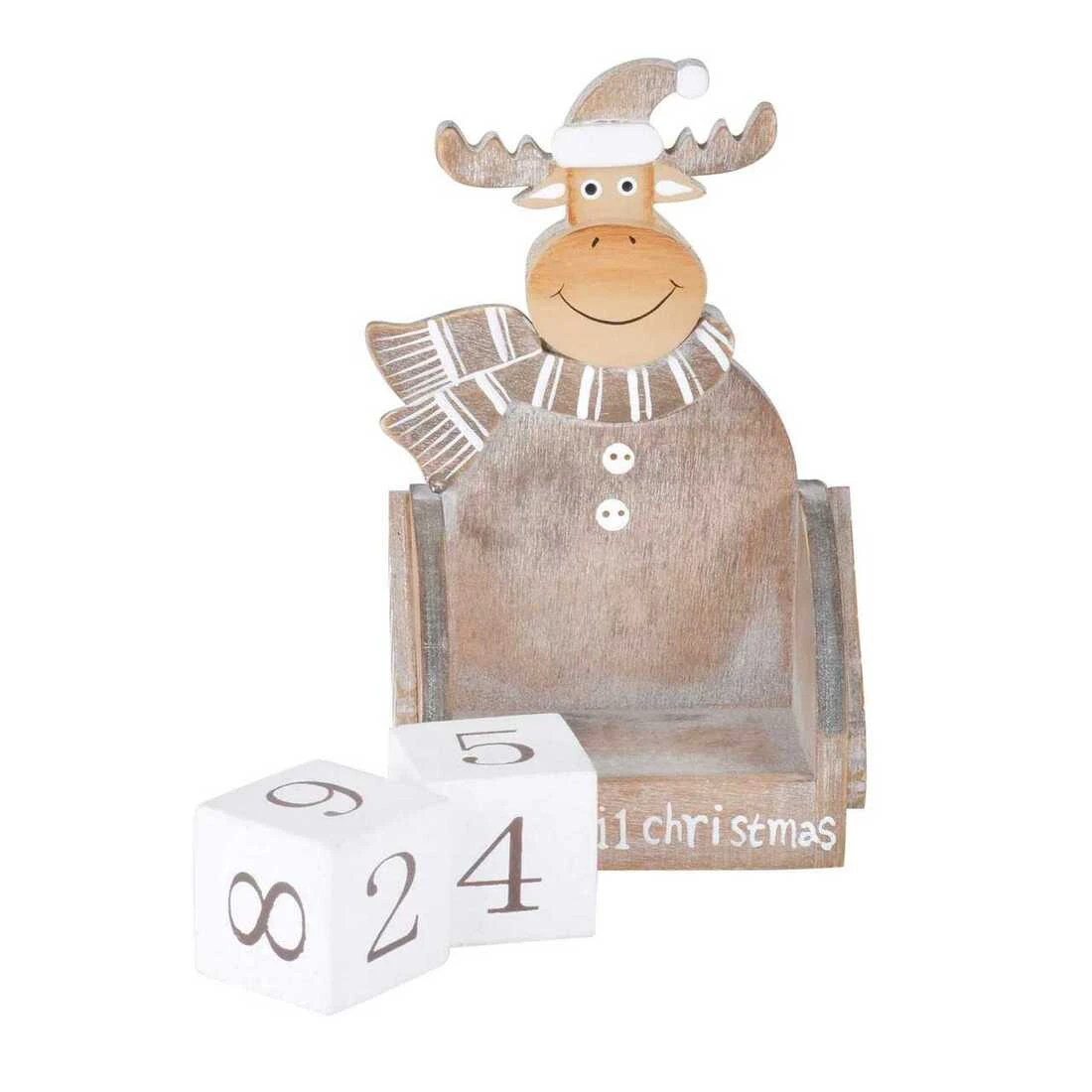 Wooden Block Days Until Christmas Countdown Calendar 14 Wooden Block Days Until Christmas Countdown Calendar - Image 14
