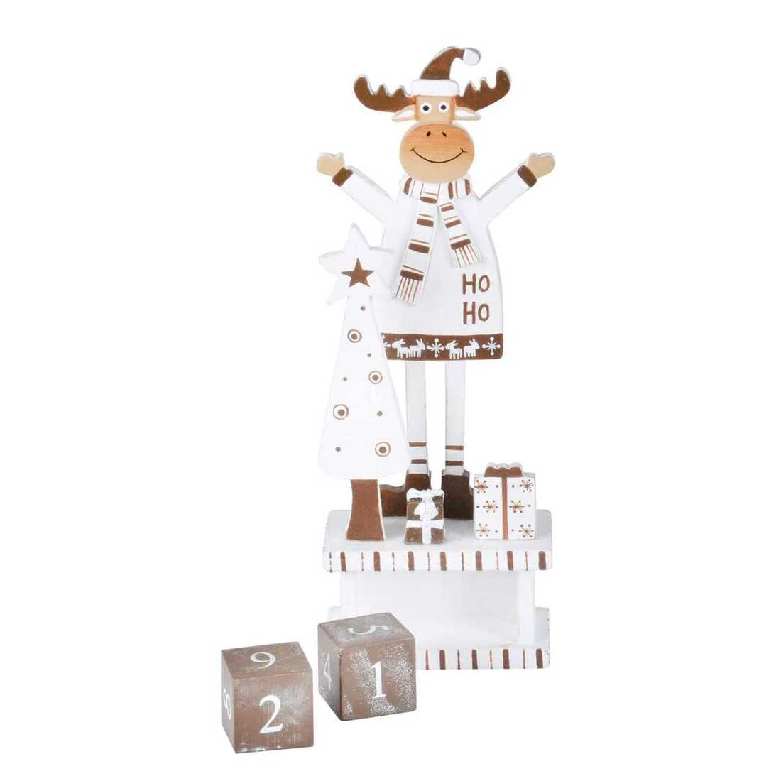 Wooden Block Days Until Christmas Countdown Calendar 17 Wooden Block Days Until Christmas Countdown Calendar - Image 17