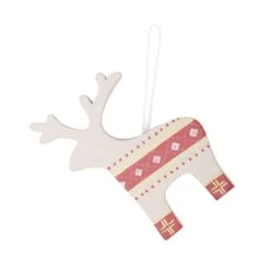 Set Of 6 Wooden Reindeer Christmas Tree Decorations Boxed -XS Stock Shop xs4517 1600 1 10527.1495620732.1100.1100