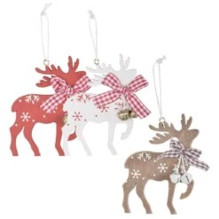 Set Of 6 Reindeer Christmas Tree Decorations Wooden Boxed 12 Set Of 6 Reindeer Christmas Tree Decorations Wooden Boxed -XS Stock Shop xs4518 master 1600 1 93509.1499422439.1100.1100